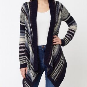 TOKYO DARLING Striped Knitted Fashion Cardigan